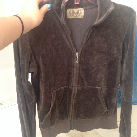 Hood less brown juicy jacket