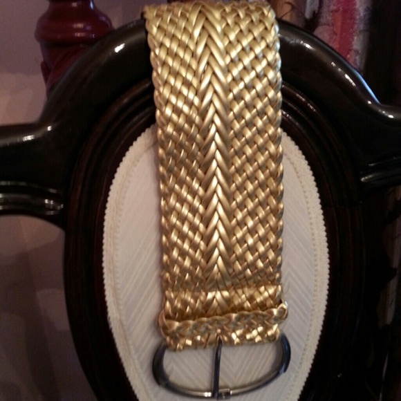 Braided goldtone belt - Picture 3 of 4