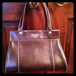 Classic Kate Spade Brown Leather  Handbag