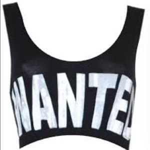 Wanted crop top