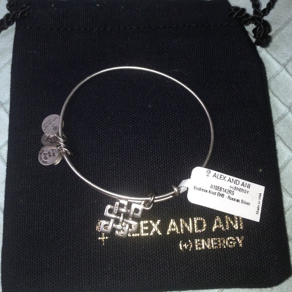 ⛔⛔SOLD⛔⛔ Authentic Alex & Ani Endless Knot Bangle