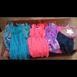 10 little girls sundresses sizes range from 6-7/8