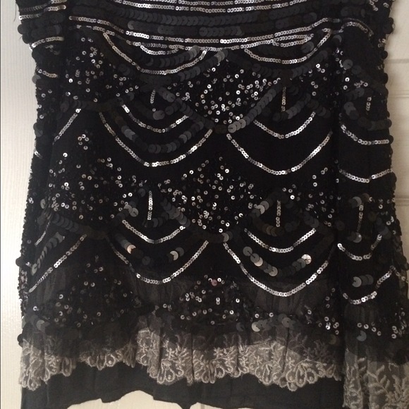 Bebe heavily beaded skirt
