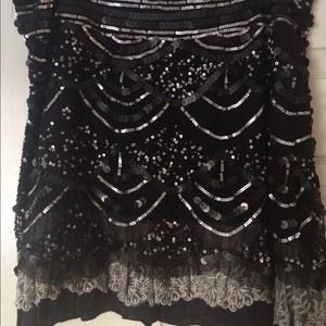 Bebe heavily beaded skirt