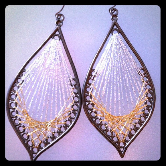 Silver and Gold Earrings