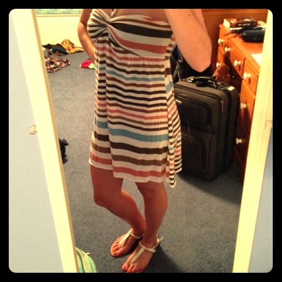 Striped Dress/Coverup