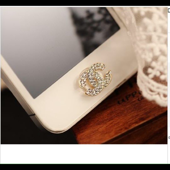 Chanel looking phone decal