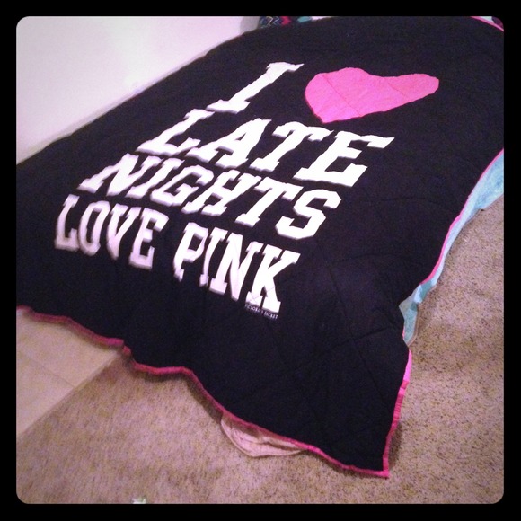 Victoria's Secret bedding - I <3 Late Nights