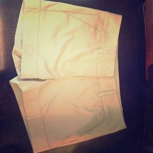 Khaki New York & Co Cuff Shorts NWOT