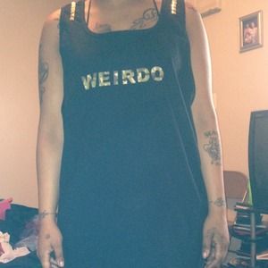 Boyfriend tank dress