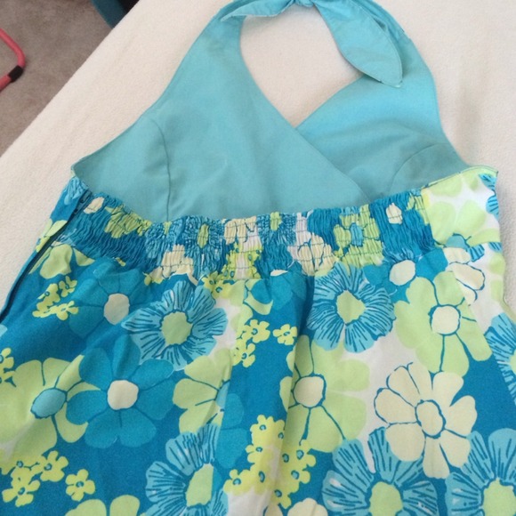 Lilly Pulitzer Floral Halter Dress Retired Pattern - Picture 2 of 3