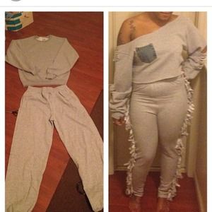 Custom sweat suit