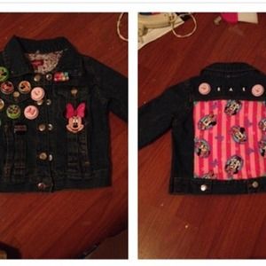 Custom kids jean jacket