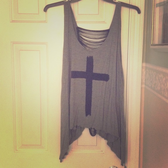 Cute summer cross tank