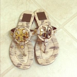 Tory burch size 7 miller sandals