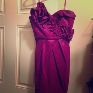 Max and Cleo purple dress with pockets