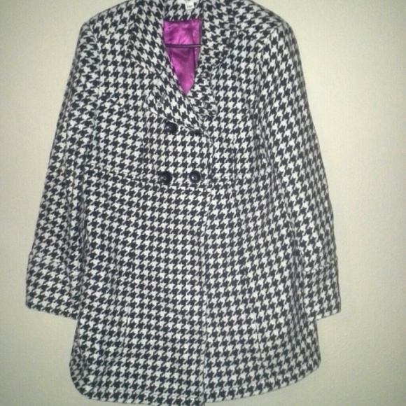 Cato Houndstoothe peacoat (ON HOLD)