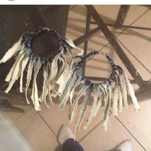 Denim earrings! All kinds!