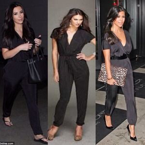 Kardashian Kollection V-neck Jumpsuit