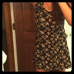 Flower print dress!!