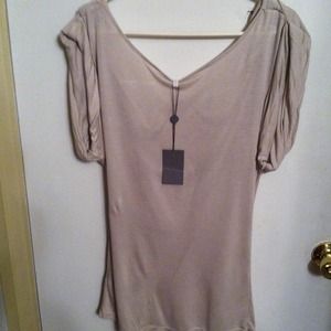 Seven for all mankind pinkish grey shirt