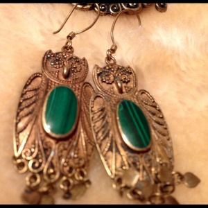 ANTIQUE OWL EARRINGS 💕