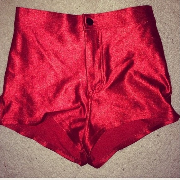❌⭕️HOLD⭕️❌ American apparel Red Disco shorts