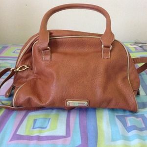 Brown over the shoulder or crossbody purse