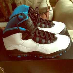 Powder blue Air Jordan 10's