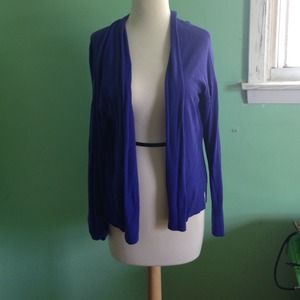Final price. Indigo open cardigan.