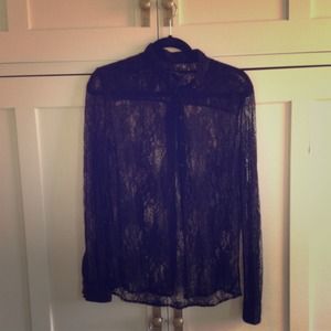 AllSaints Lace Blouse