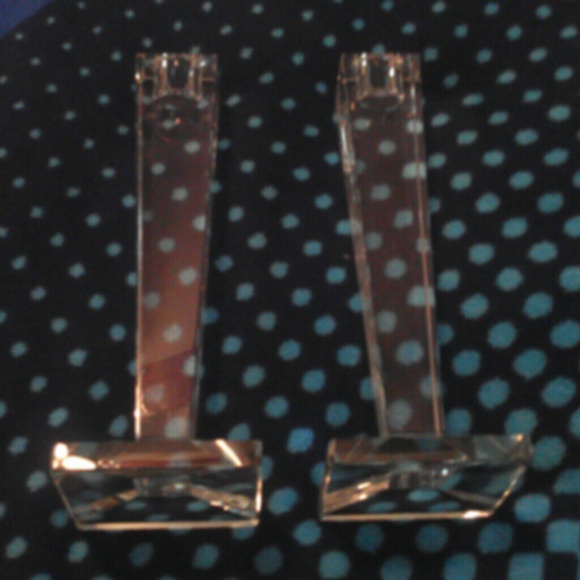 Crystal Candlestick holders