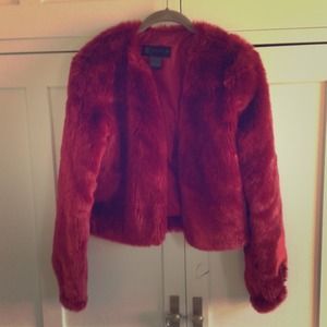 Kardashian Kollection Fur Jacket