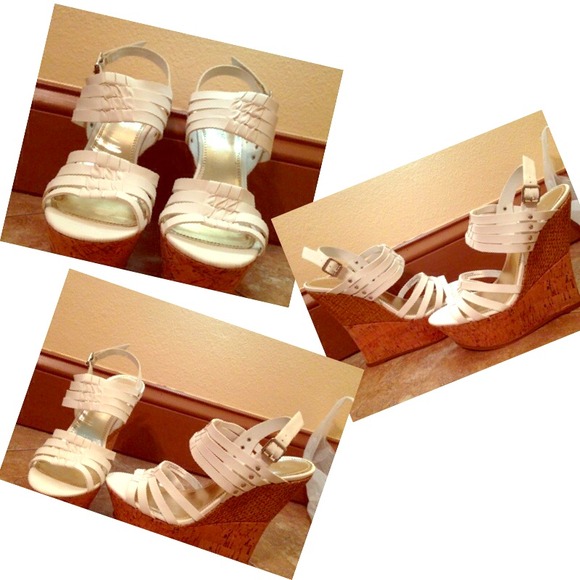 White wedges...
