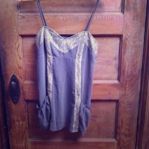 Top-shop babydoll slip tunic dress/top