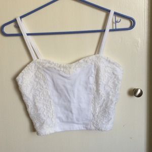 Lacy crop top