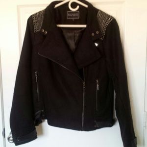 Black Motorcycle Jacket NWOT