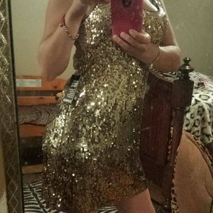 Express sexy sparkling dress