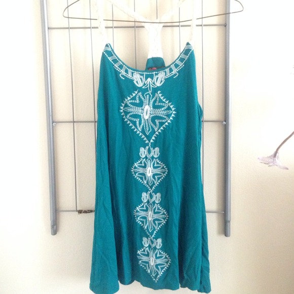 Teal tank top