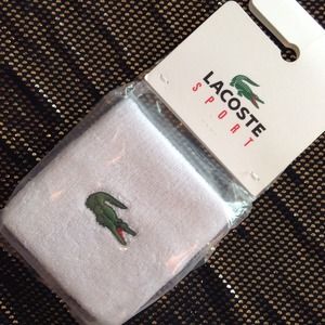 $38 NWT Lacoste Sport Tennis wristbands