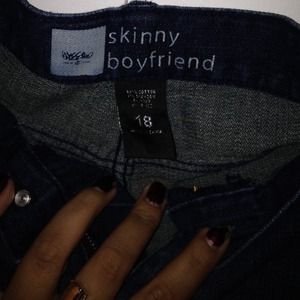 Mossimo skinny boyfriend capris