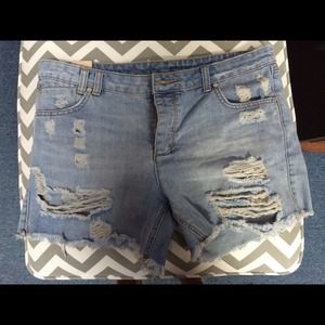 Insight distressed shorts