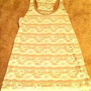 Lace tank top