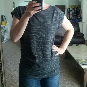 ⏰easy to wear gray top NWOT