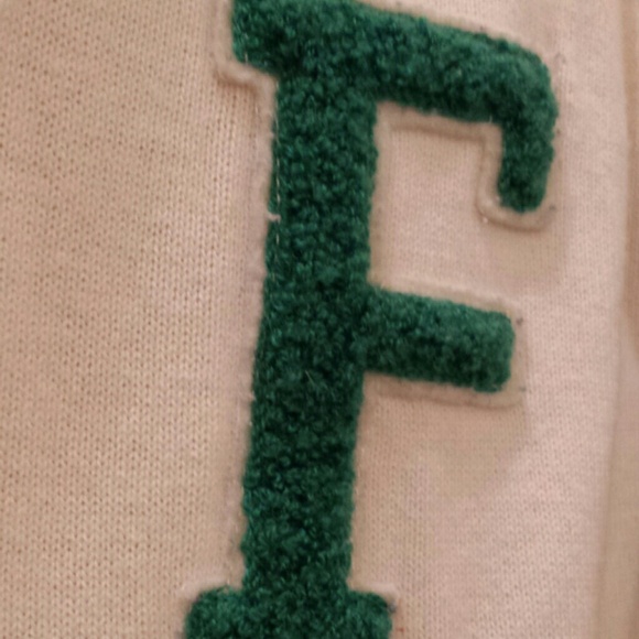 ♢TRADED♢ Retro sweater letter "F" super fun top - Picture 4 of 4