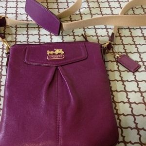 Aubergine Coach Crossbody!