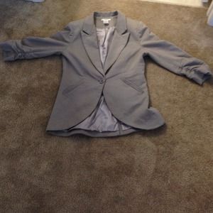 Early gray blazer