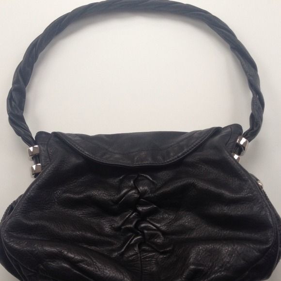 B. Makowsky black leather purse!