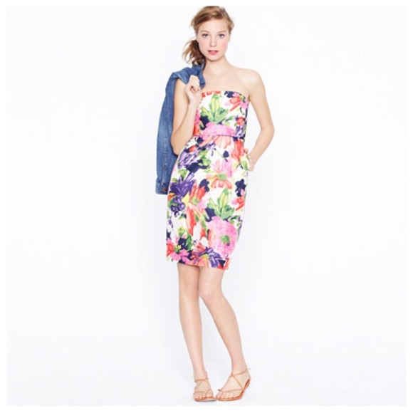 J. Crew Ella Dress in Garden Floral