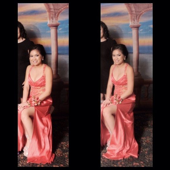 Coral Prom Dress! - Picture 3 of 3